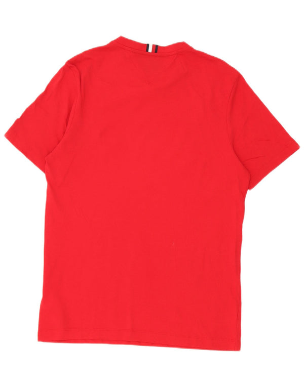 T-shirt da uomo con vestibilità regolare Tommy Hilfiger XS in cotone rosso