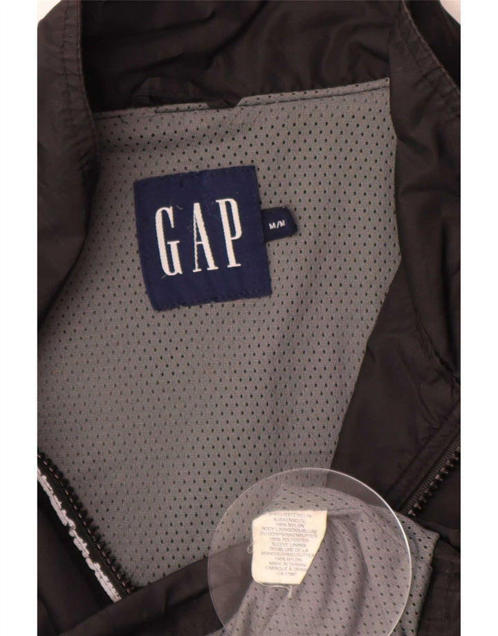 Giacca antipioggia da uomo Gap UK 38 nylon nero medio