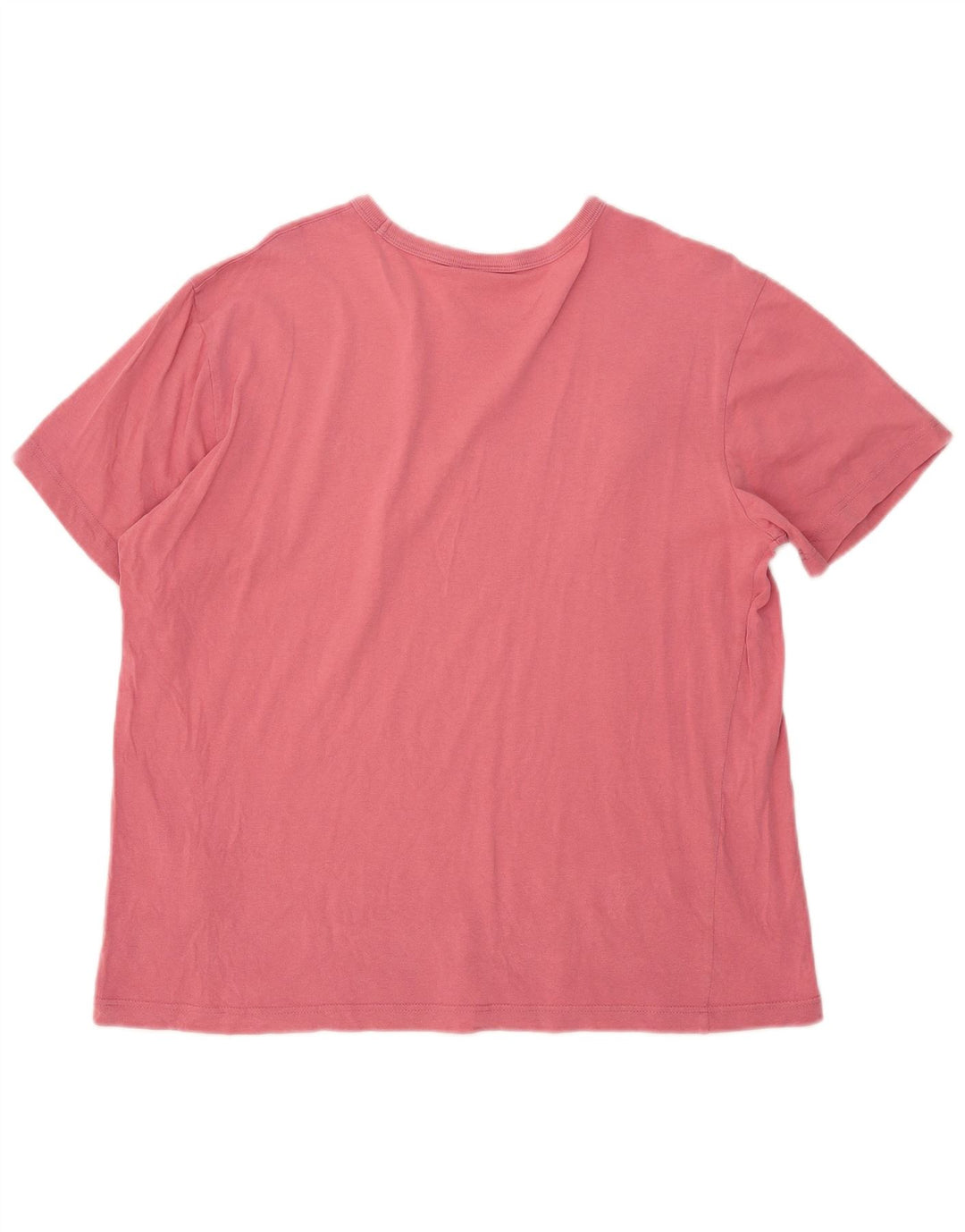 T-shirt grafica da donna Champion Top UK 16 grande cotone rosa