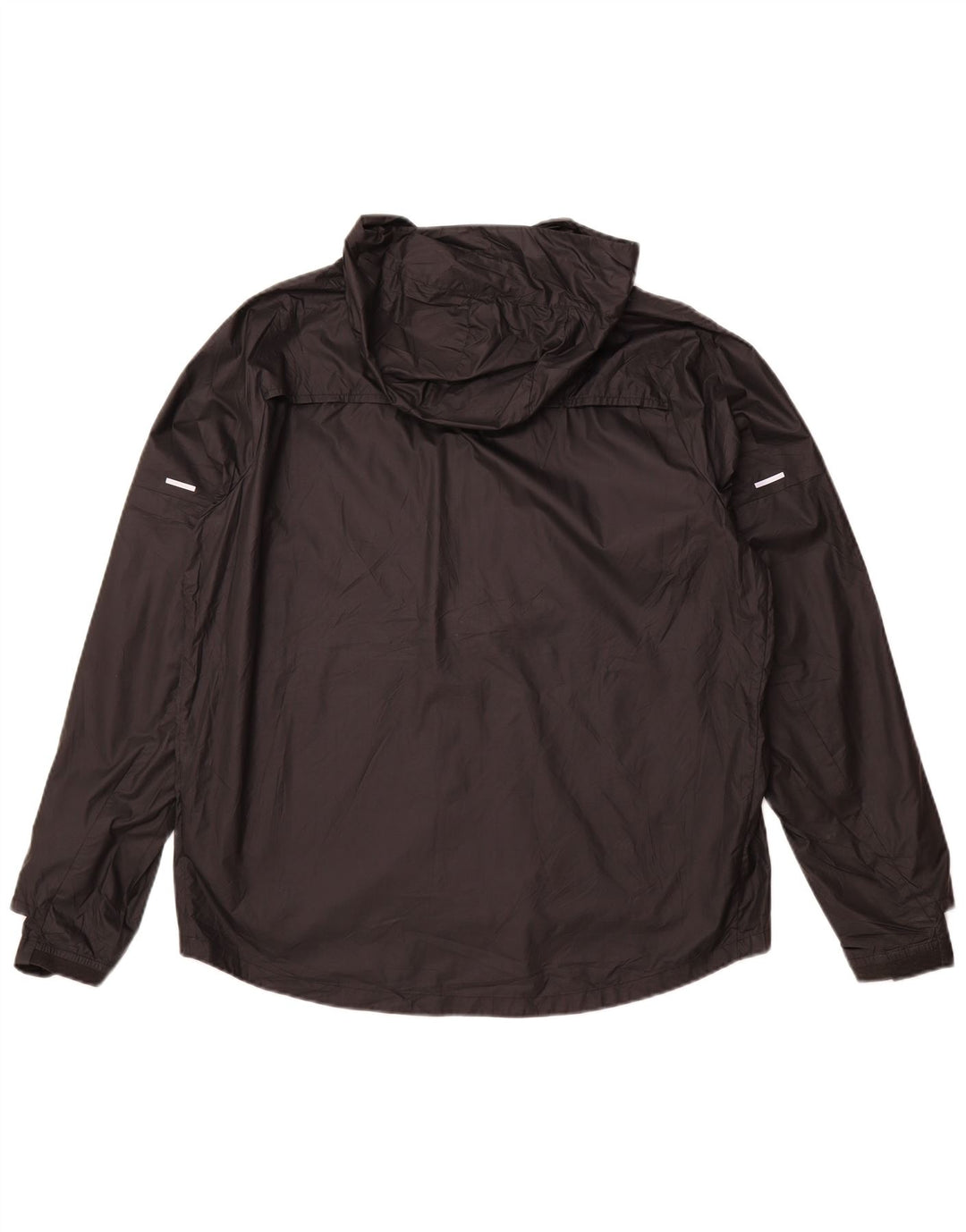Giacca antipioggia con cappuccio NIKE Storm-Fit da uomo UK 40 grande poliestere nero