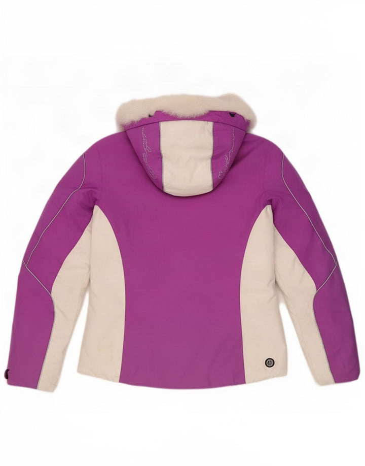 Giacca da sci con cappuccio da donna Colmar EU 38 Poliammide color block viola medio