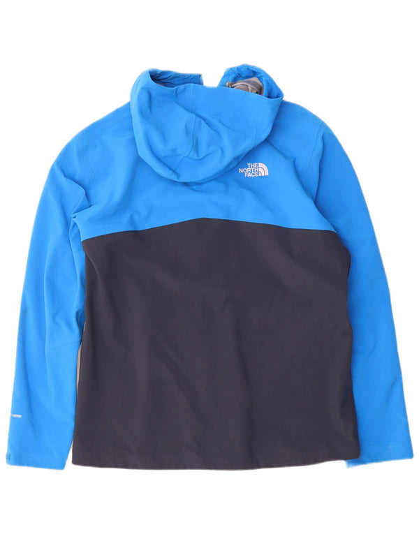 Giacca a vento con cappuccio da uomo The North Face UK 40 Large Blue Colourblock