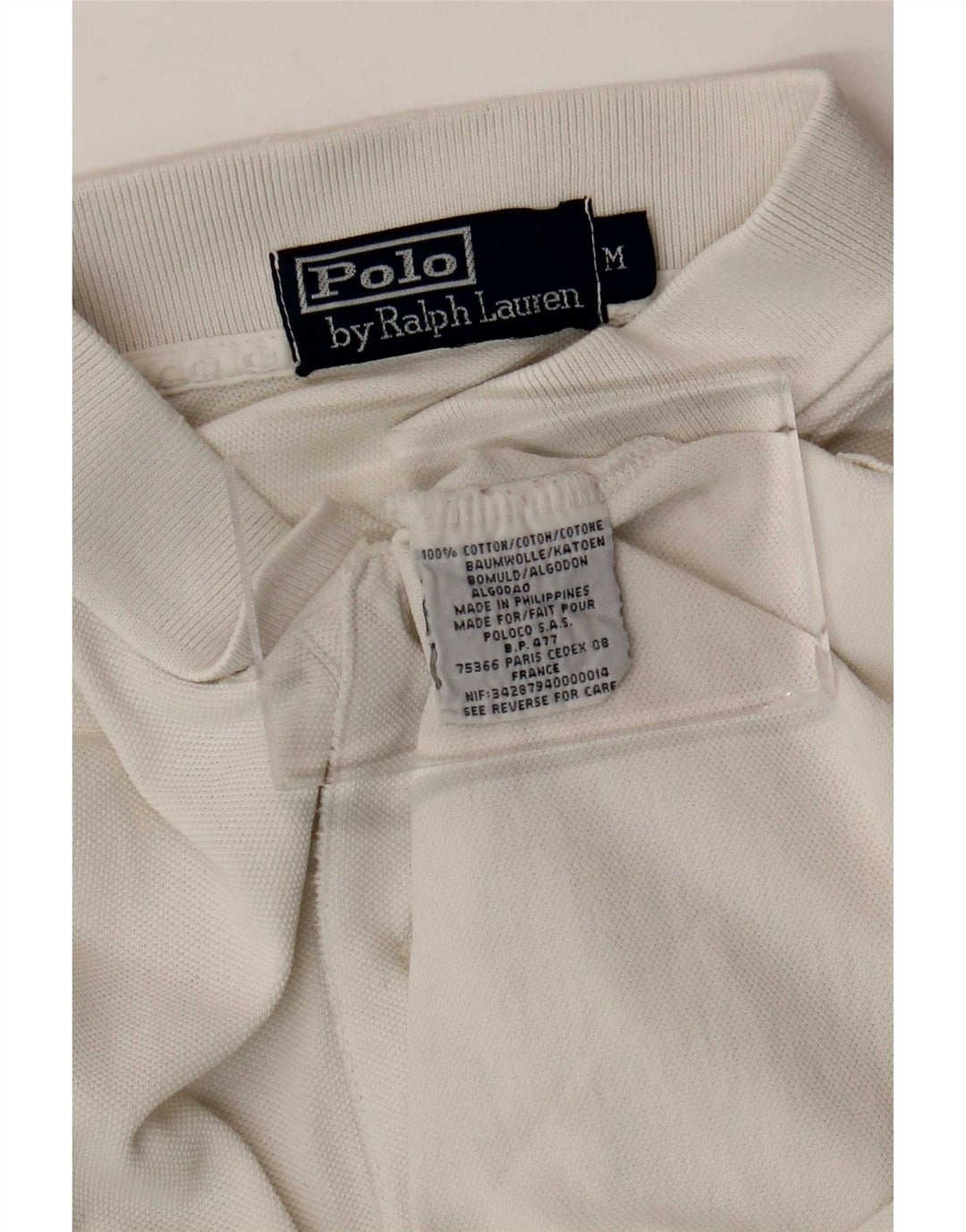 Camicia da uomo Polo Ralph Lauren in cotone bianco medio