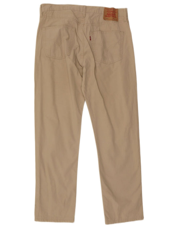 Levi's Uomo 551 Pantaloni casual dritti W36 L28 Beige