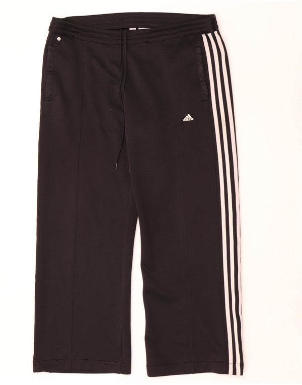 Pantaloni da tuta da donna Adidas Clima 365 UK 16 Large Nero Poliestere