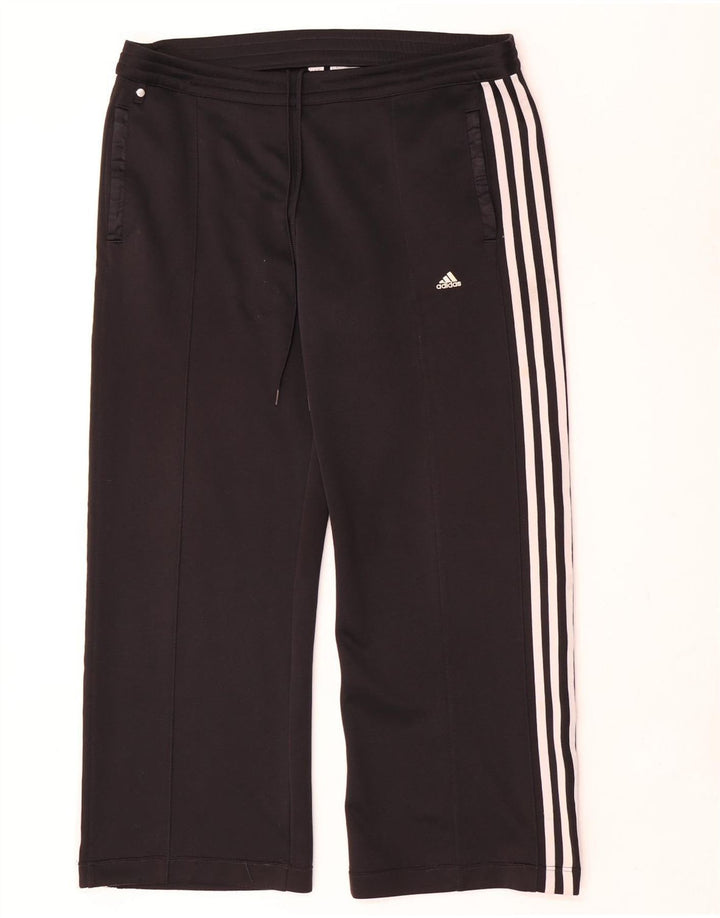 Pantaloni da tuta da donna Adidas Clima 365 UK 16 Large Nero Poliestere
