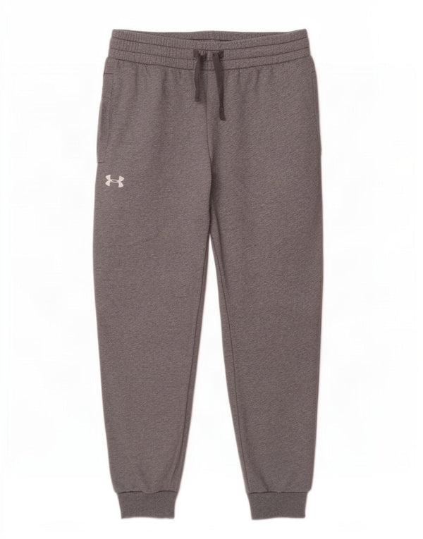 Pantaloni da tuta da uomo Under Armour Pantaloni da jogging Cotone chiazzato grigio medio