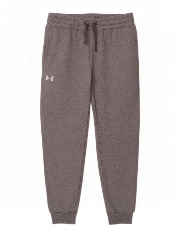 Pantaloni da tuta da uomo Under Armour Pantaloni da jogging Cotone chiazzato grigio medio