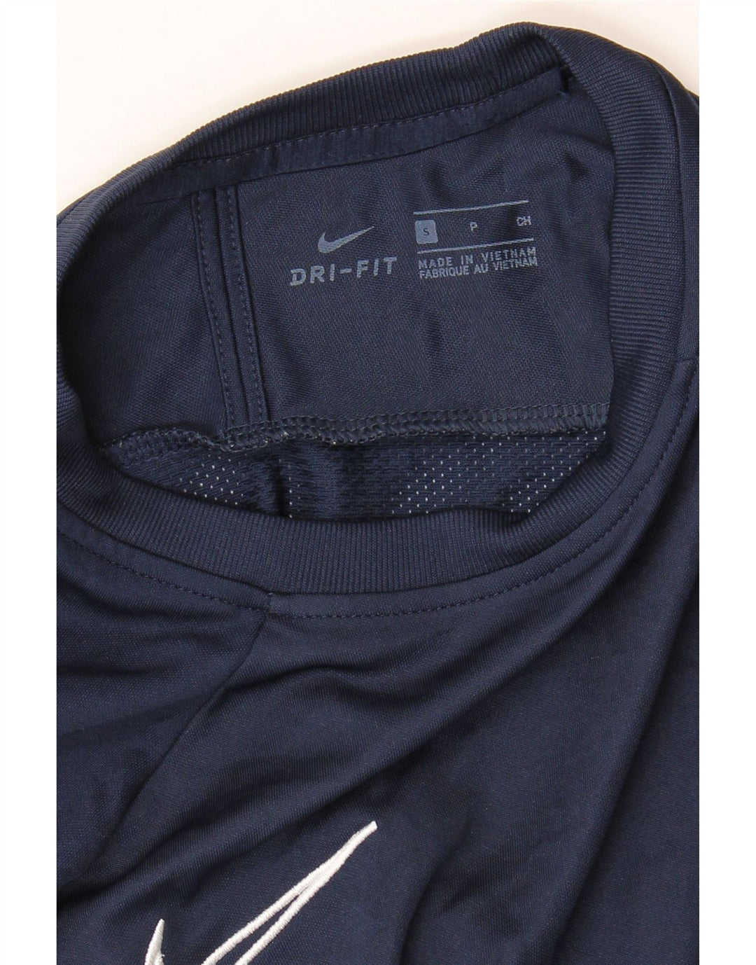 T-shirt Nike da uomo Dri Fit Top Small blu navy color block