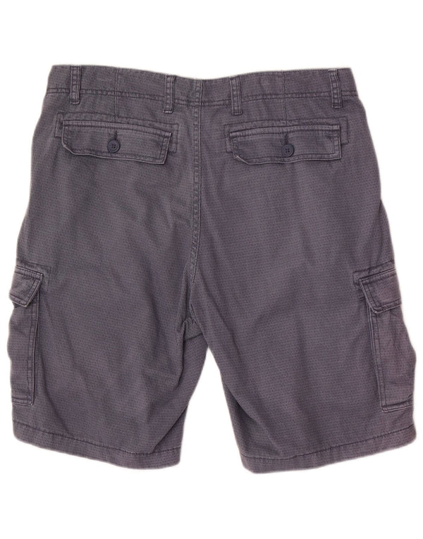 Pantaloncini cargo da uomo di Dack IT 50 Large W34 cotone maculato blu navy