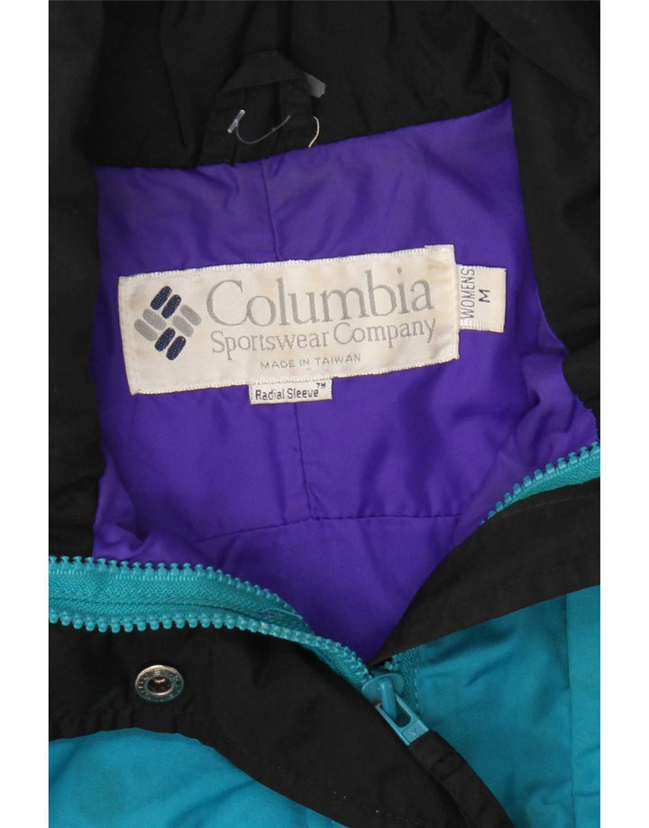 Giacca da sci oversize da donna Columbia UK 14 color block turchese medio