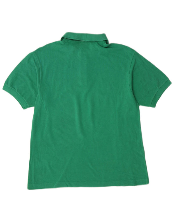 Lacoste Boys Polo Shirt 15-16 Years Green Cotton Classic