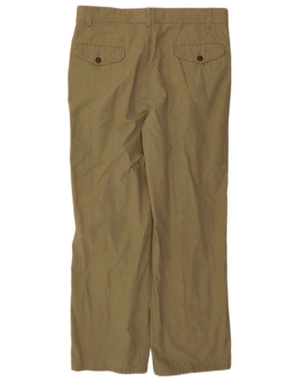 Carrera Pantaloni chino dritti da uomo W34 L29 Cotone kaki