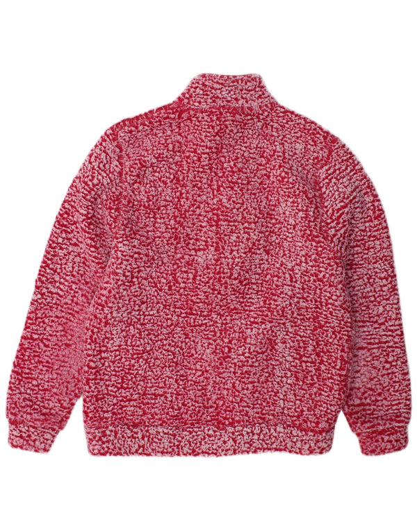 Giacca in pile da donna Umbro UK 18 XL Poliestere chiazzato rosso