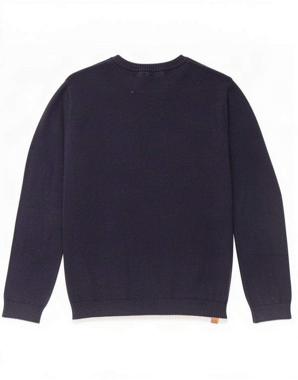 Timberland Maglione con scollo a barca con grafica per ragazzi 11-12 anni XS Blu navy