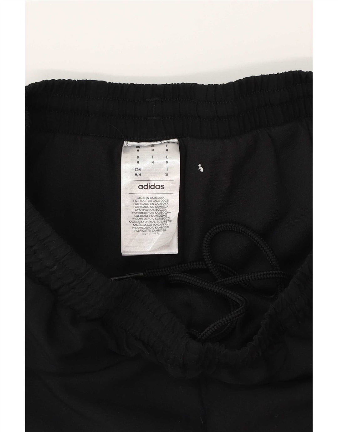 Pantaloni da tuta da uomo Adidas Joggers medio poliestere nero