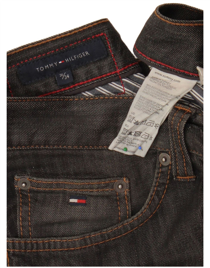 TOMMY HILFIGER Jeans dritti da uomo W31 L28 Cotone grigio