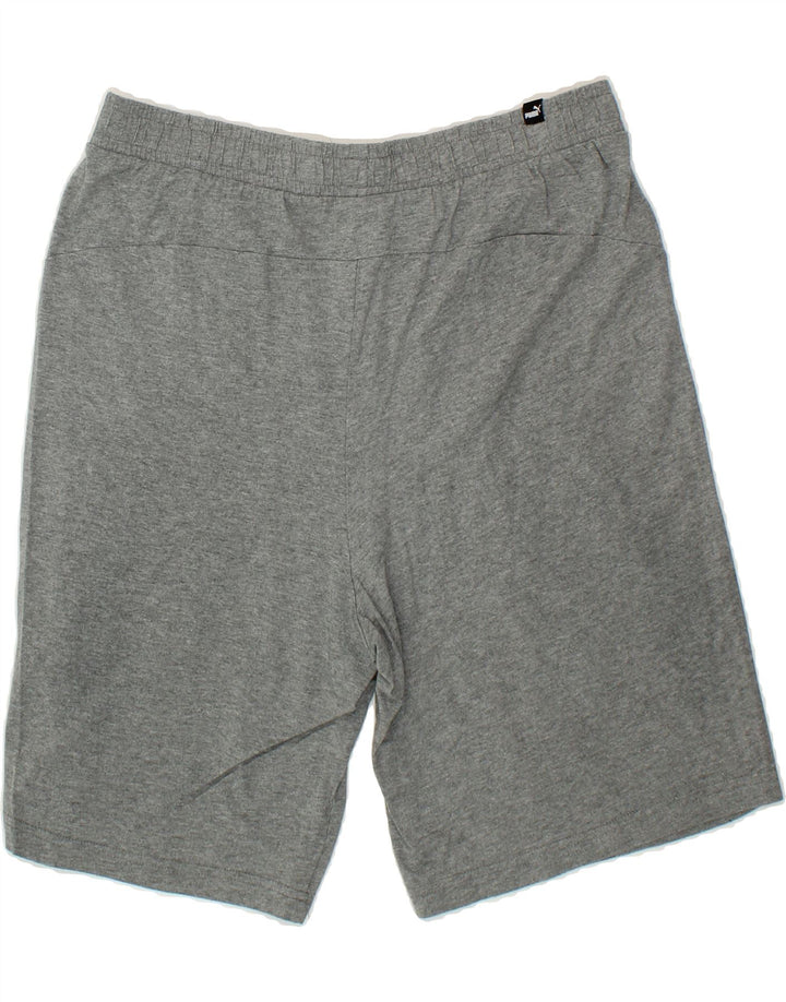 PUMA Mens Graphic Sport Shorts Large  Grey Cotton Vintage Puma and Second-Hand Puma from Messina Hembry 
