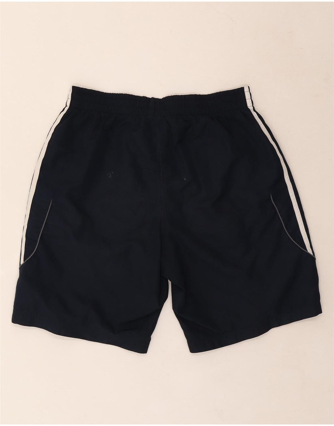 Pantaloncini sportivi Adidas Climalite da uomo medi in poliestere blu navy