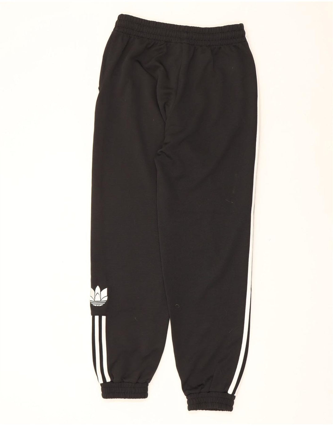 ADIDAS Womens Tracksuit Trousers Joggers UK 10 Small  Black Polyester Vintage Adidas and Second-Hand Adidas from Messina Hembry 