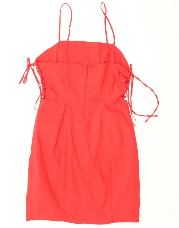 Prendisole da donna Zara UK 12 rosso medio in cotone