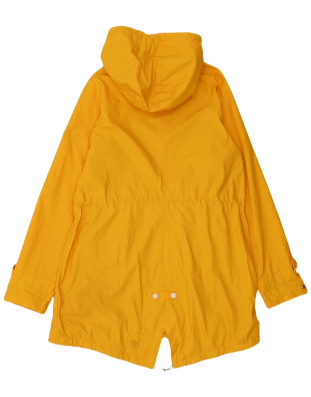 Giacca antipioggia con cappuccio da donna Voile Bleue UK 18 XL Poliuretano giallo