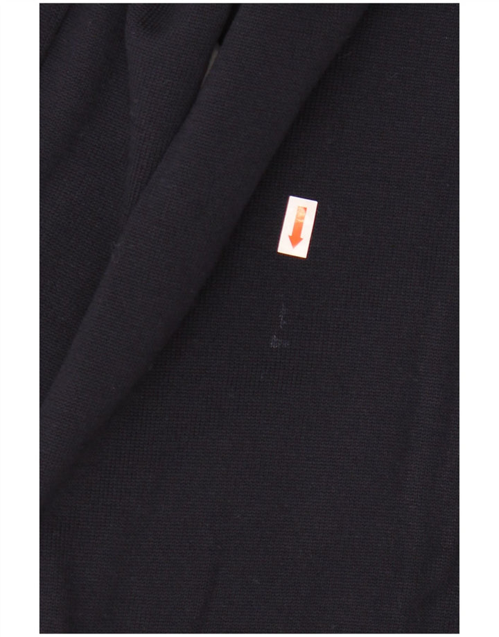 Maglione MARZ da uomo con scollo a V IT 52 Large in lana blu navy