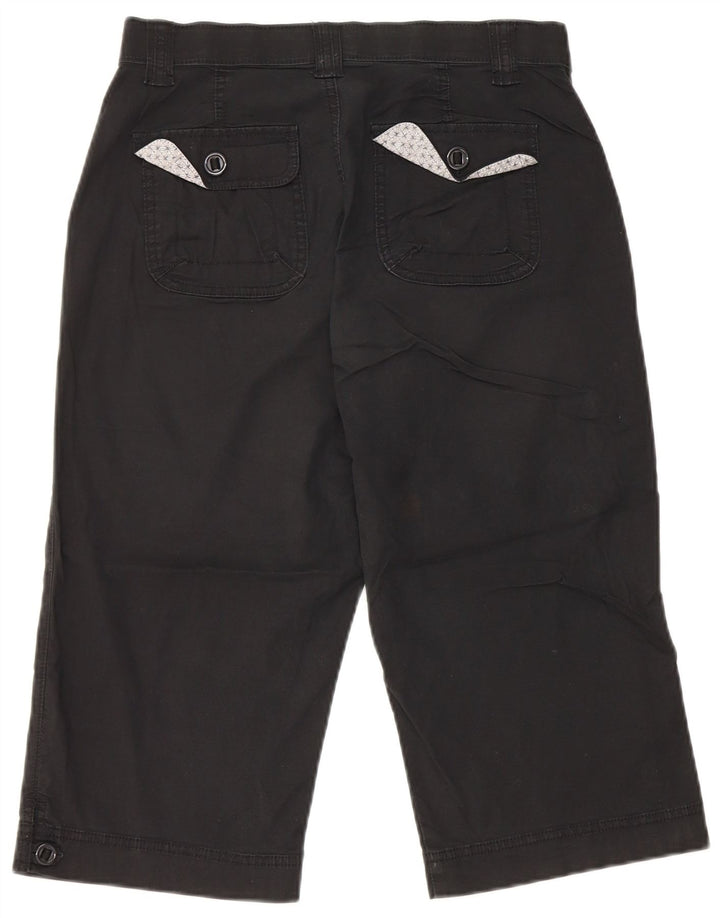 Pantaloncini Bermuda da donna Lee US 6 medi W28 cotone nero