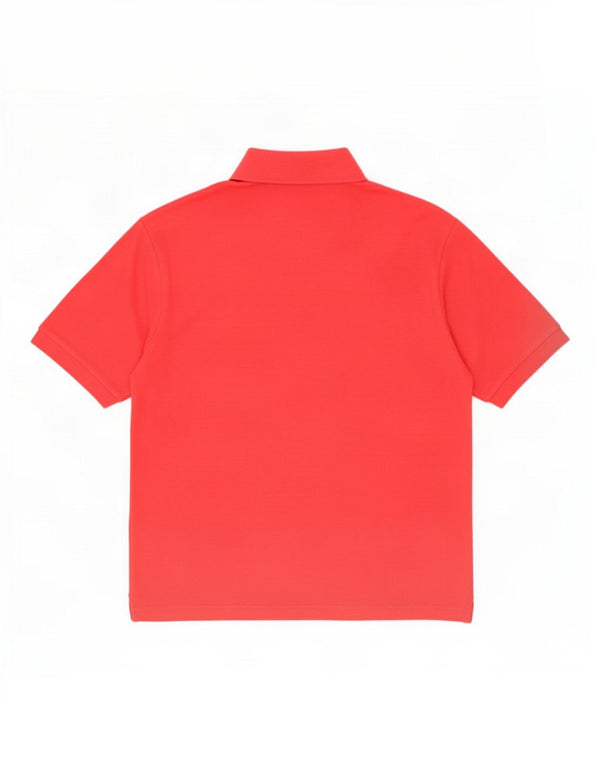 Polo Nike Uomo UK 37/38 XL Rosso Cotone
