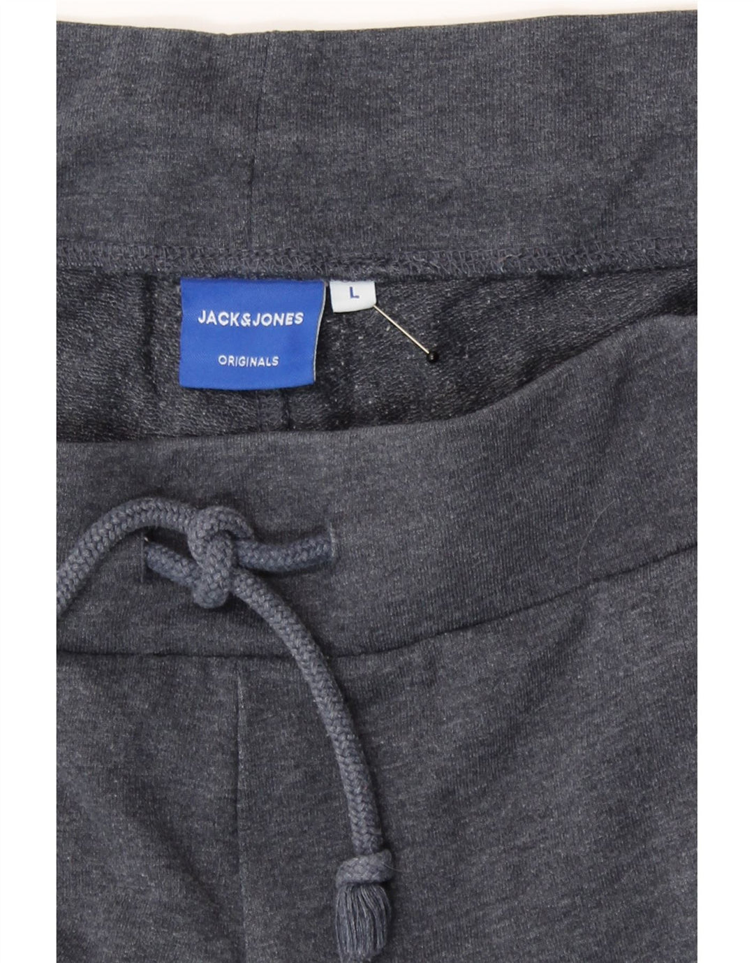 Pantaloni da tuta da uomo Jack & Jones Joggers grandi in cotone grigio