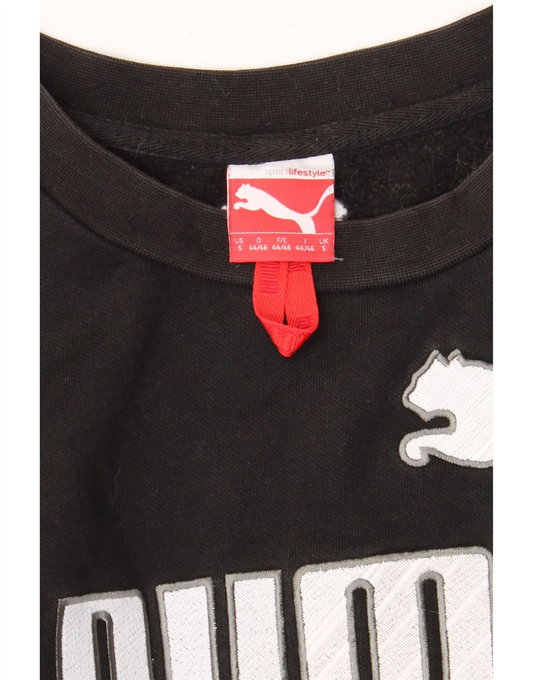 Felpa con grafica PUMA da uomo, piccola, nera