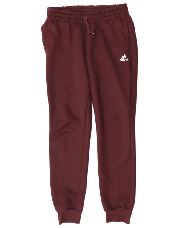 Pantaloni da tuta da donna Adidas Joggers UK 8/10 Small Bordeaux Poliestere