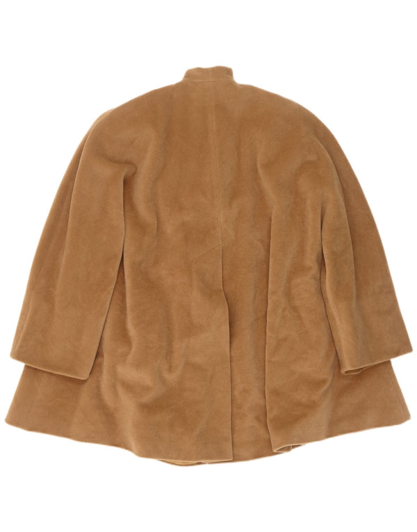 Gianfranco Ferre Cappotto da donna con maniche a 3/4 UK 18 XL Lana marrone