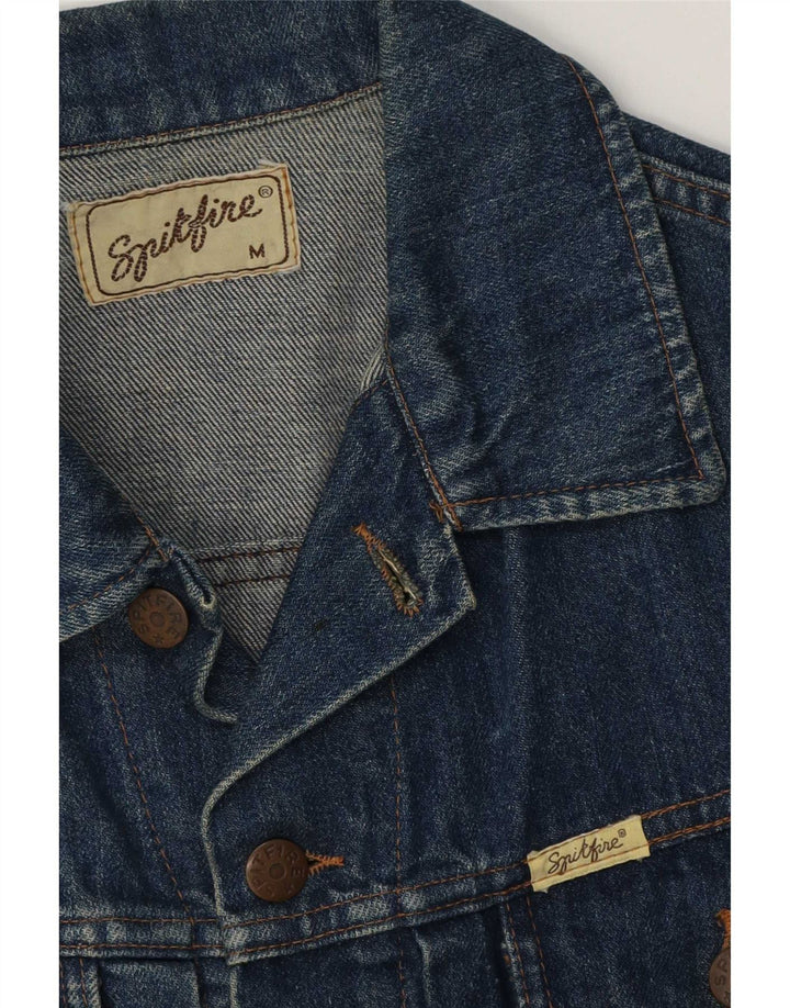 Gilet in denim da uomo Spitfire UK 38 medio blu navy