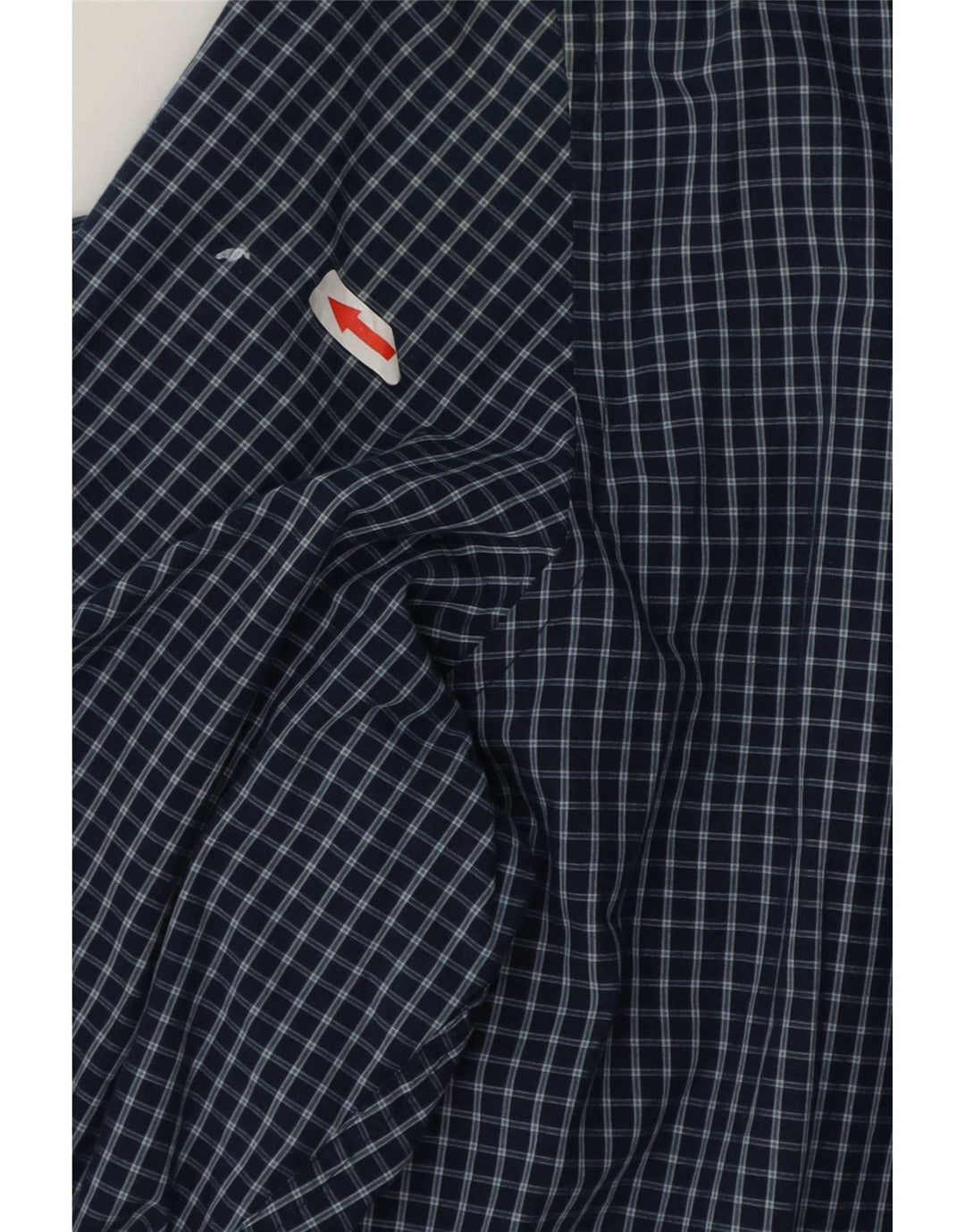Camicia Lacoste da uomo slim fit taglia 45 2XL cotone a quadri blu navy