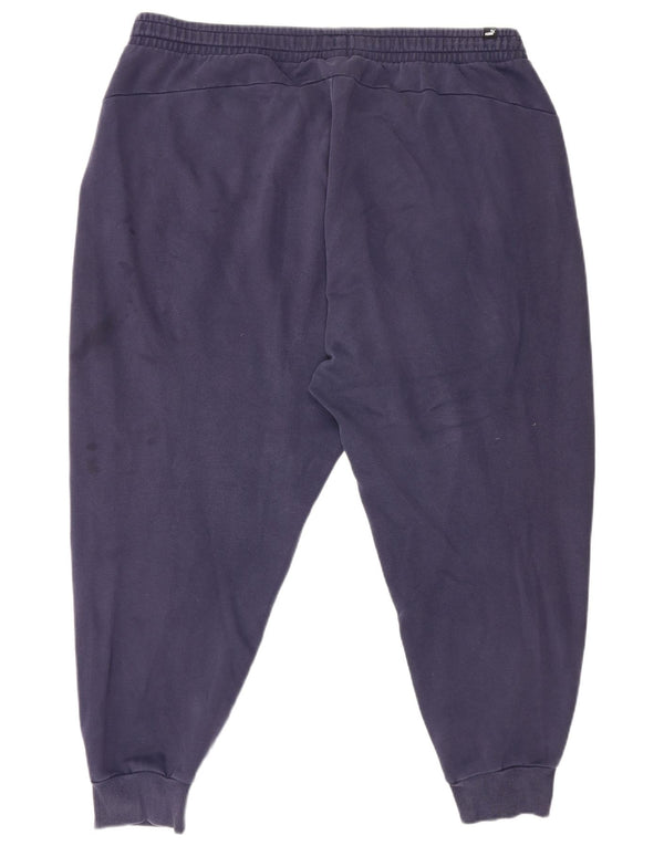 Pantaloni da tuta da uomo Puma Joggers 3XL cotone blu navy