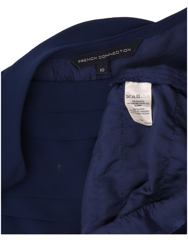 Abito tubino da donna French Connection UK 10 piccolo poliestere blu