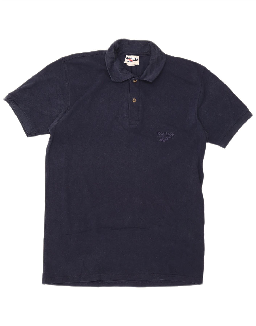Polo REEBOK da uomo grande blu navy