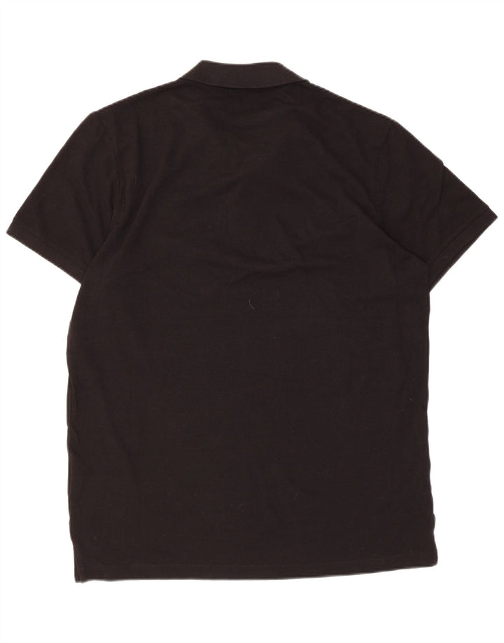 Polo da uomo Jack & Jones grande in cotone nero