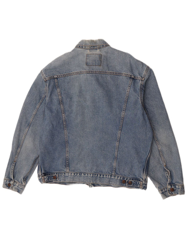 Giacca di jeans da uomo Levi's UK 42 XL cotone blu