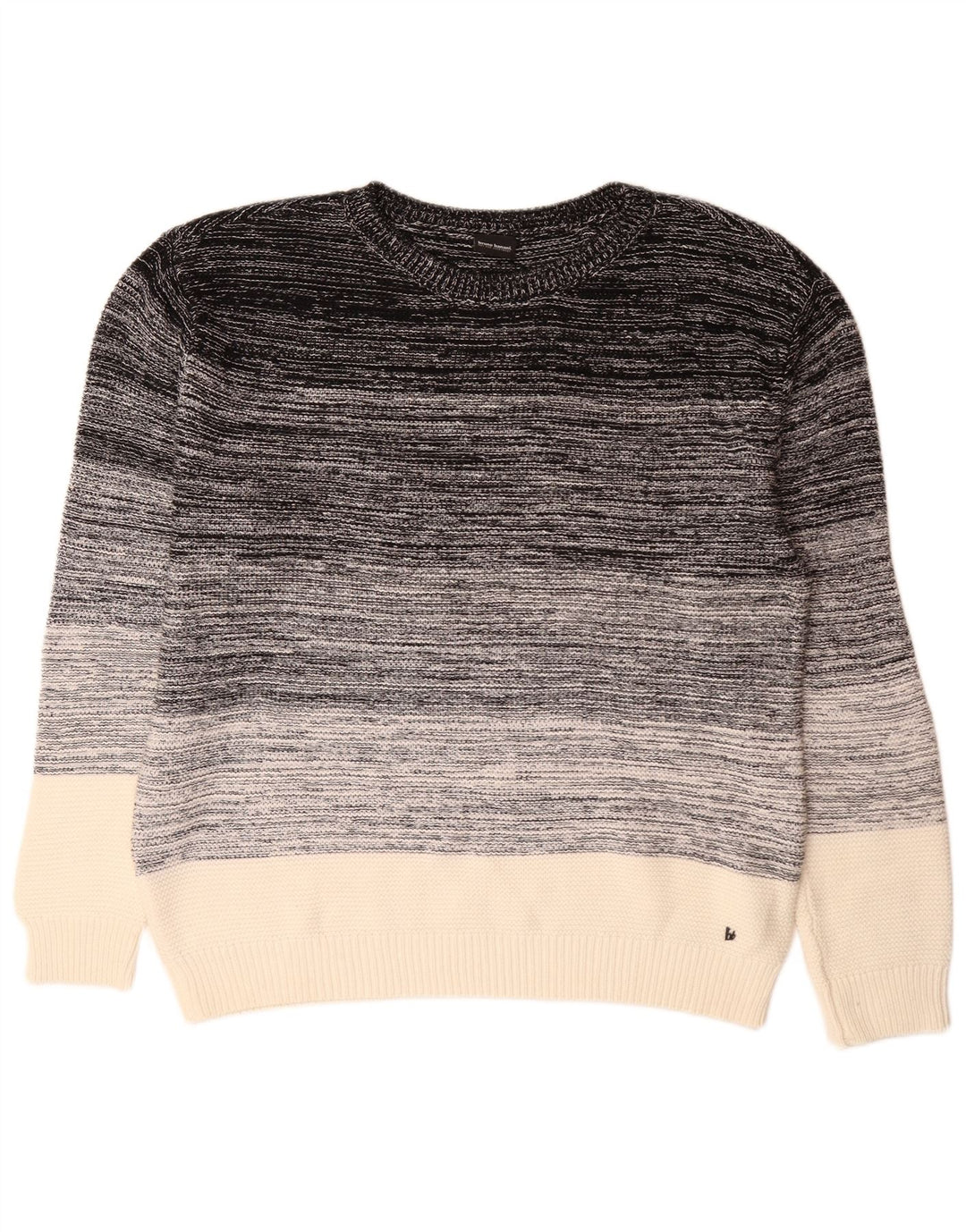 Maglione da uomo con scollo a barca Bruno Banani, grande, multicolore, chiazzato