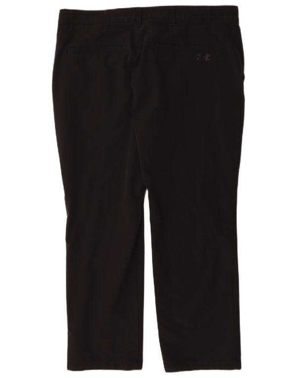 Pantaloni chino regolari da uomo Under Armour W40 L30 neri