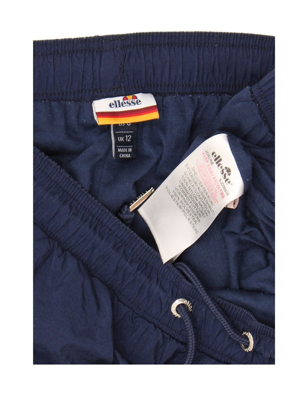 Pantaloni da tuta da donna Ellesse Joggers UK 12 Medium Navy Blue Nylon