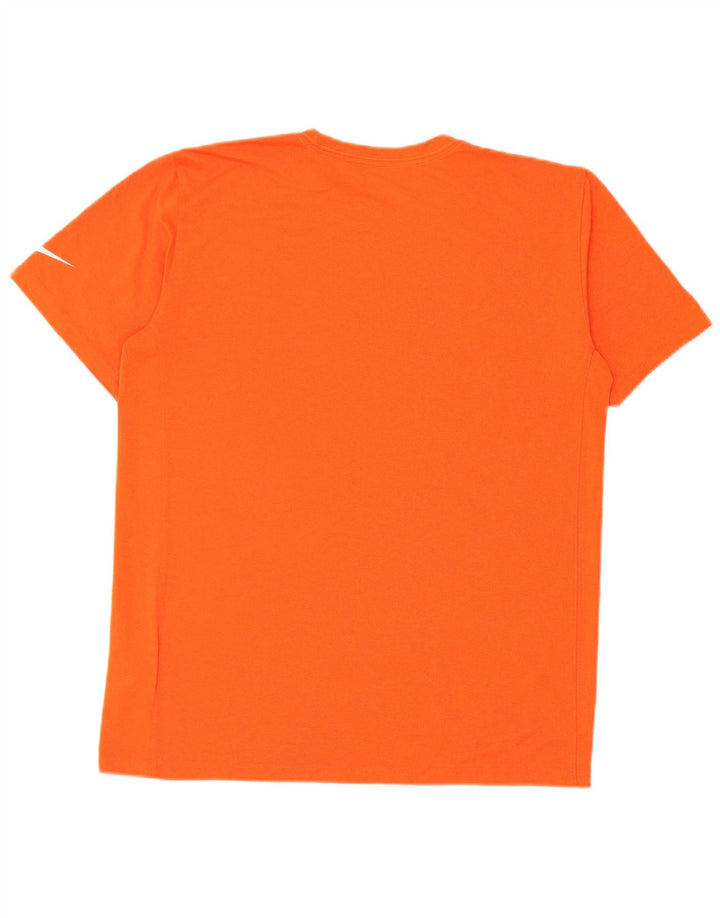 T-shirt grafica da uomo Nike Miami Dolphins Top in poliestere arancione medio