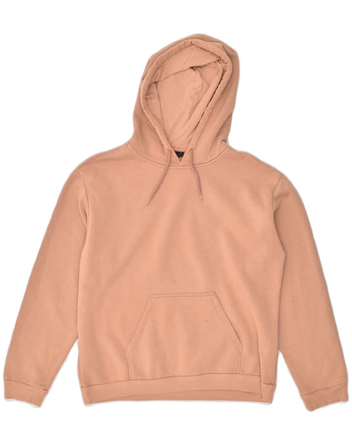 TOPSHOP Womens Oversized Hoodie Jumper UK 10 Small  Beige | Vintage Topshop | Thrift | Second-Hand Topshop | Used Clothing | Messina Hembry 