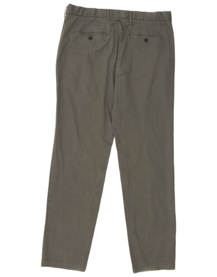 Pantaloni chino vestibilità regolare da donna Marks & Spencer W36 L33 cotone verde