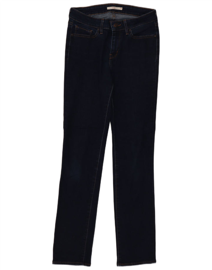 LEVI'S Jeans slim 712 da donna W29 L31 cotone blu navy