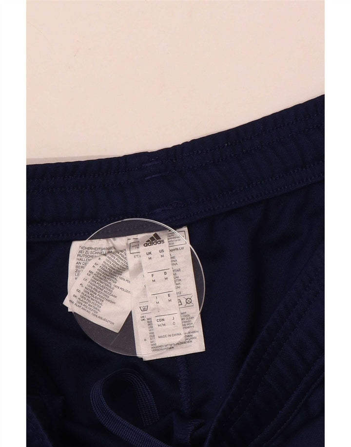 Pantaloni da tuta Adidas Climacool da uomo medi in poliestere blu navy