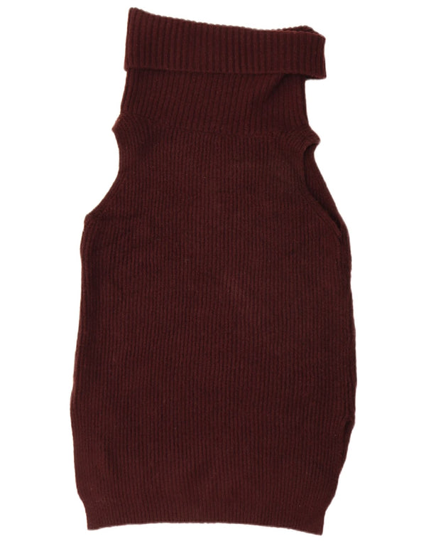 Canotta oversize da donna Oasis UK 6 XS Acrilico bordeaux