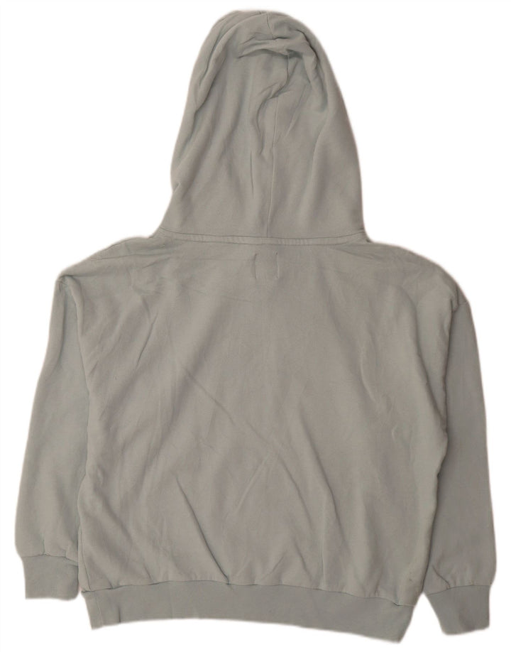 Gap Felpa con cappuccio oversize con grafica da donna UK 14 Cotone blu medio